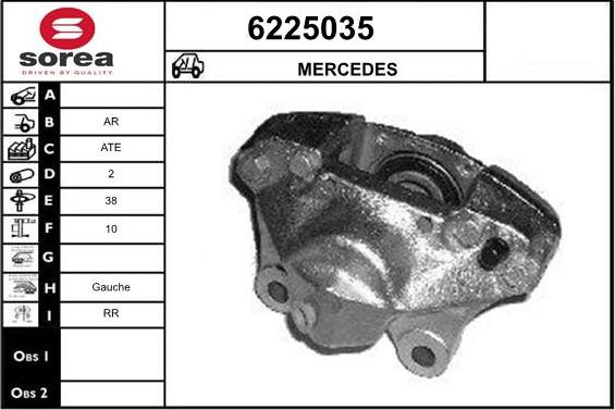 STARTCAR 6225035 - Спирачен апарат vvparts.bg