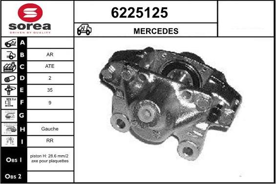 STARTCAR 6225125 - Спирачен апарат vvparts.bg