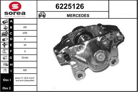 STARTCAR 6225126 - Спирачен апарат vvparts.bg