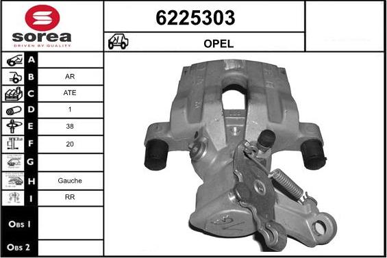 STARTCAR 6225303 - Спирачен апарат vvparts.bg