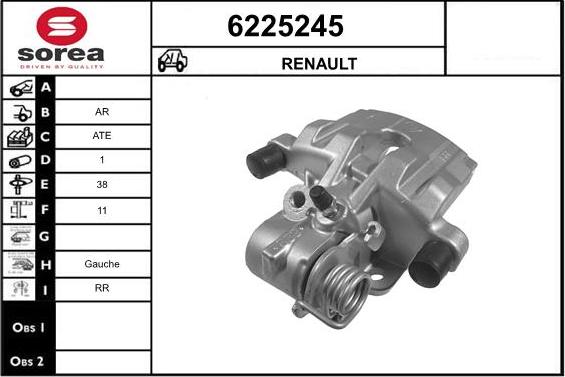 STARTCAR 6225245 - Спирачен апарат vvparts.bg