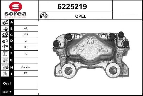 STARTCAR 6225219 - Спирачен апарат vvparts.bg