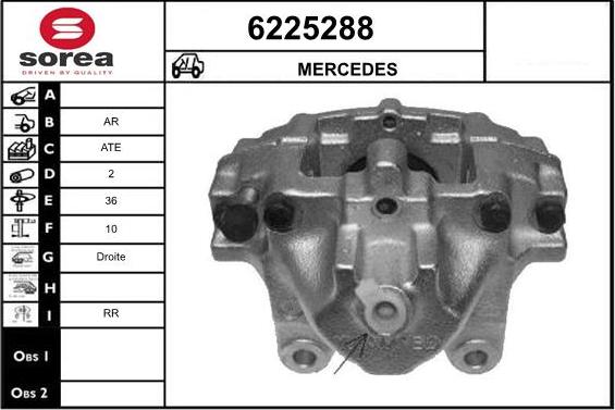 STARTCAR 6225288 - Спирачен апарат vvparts.bg