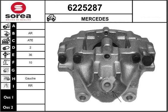 STARTCAR 6225287 - Спирачен апарат vvparts.bg