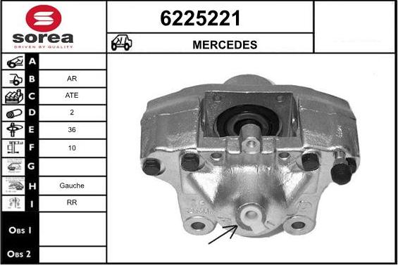 STARTCAR 6225221 - Спирачен апарат vvparts.bg