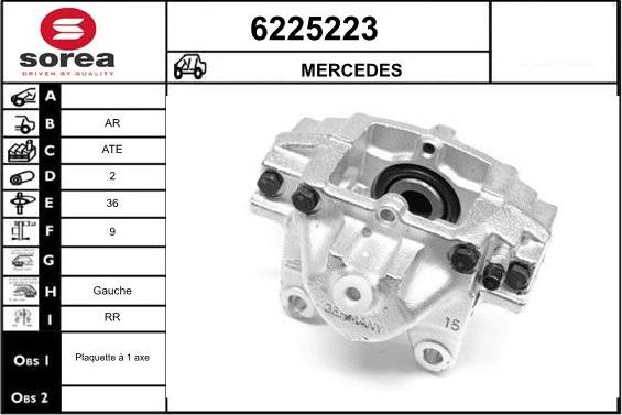 STARTCAR 6225223 - Спирачен апарат vvparts.bg