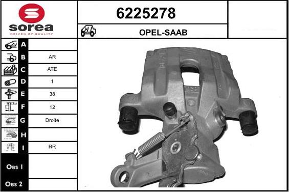 STARTCAR 6225278 - Спирачен апарат vvparts.bg