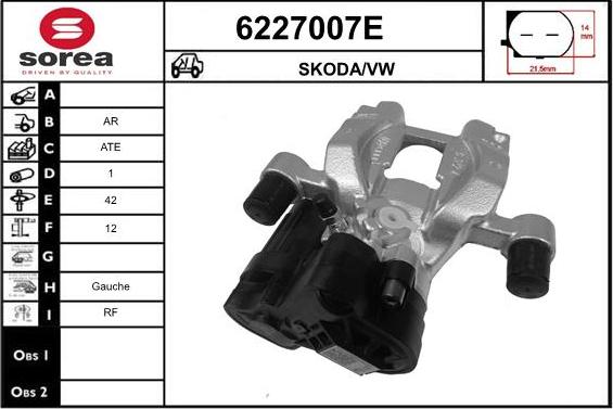 STARTCAR 6227007E - Спирачен апарат vvparts.bg