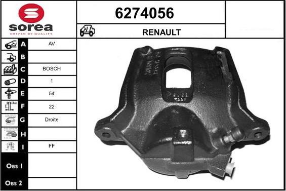 STARTCAR 6274056 - Спирачен апарат vvparts.bg