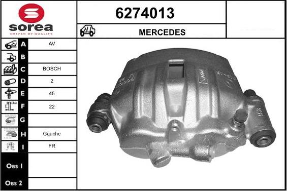 STARTCAR 6274013 - Спирачен апарат vvparts.bg