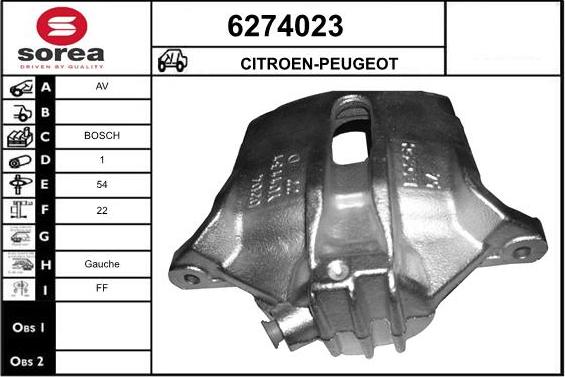 STARTCAR 6274023 - Спирачен апарат vvparts.bg