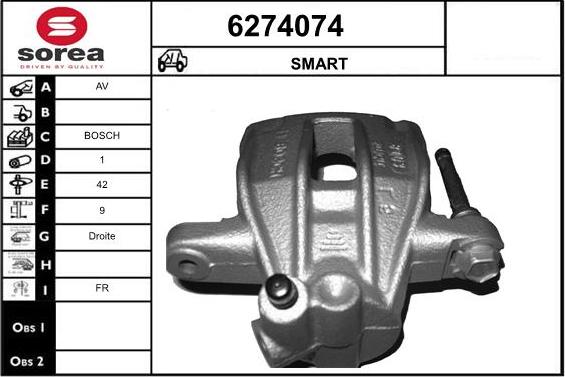 STARTCAR 6274074 - Спирачен апарат vvparts.bg