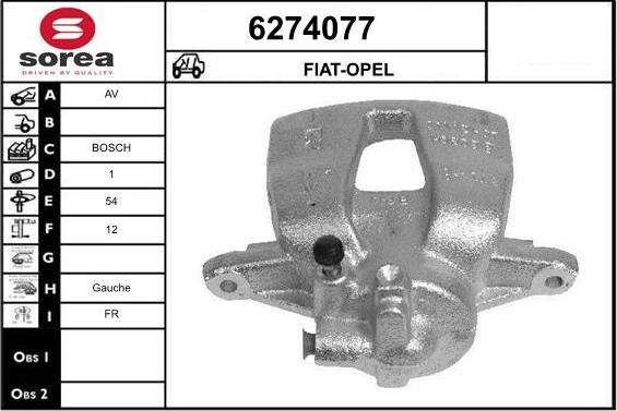 STARTCAR 6274077 - Спирачен апарат vvparts.bg