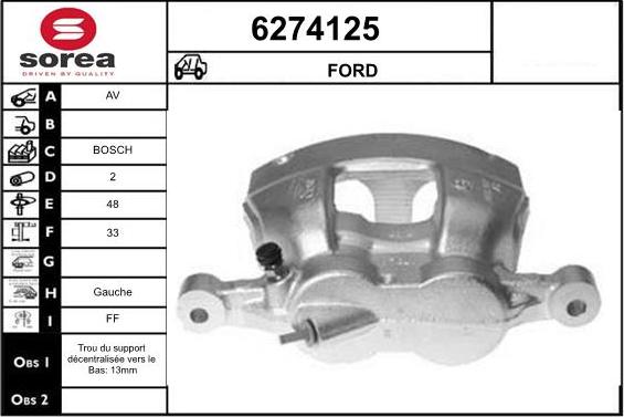 STARTCAR 6274125 - Спирачен апарат vvparts.bg