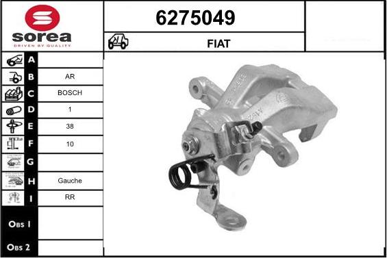 STARTCAR 6275049 - Спирачен апарат vvparts.bg