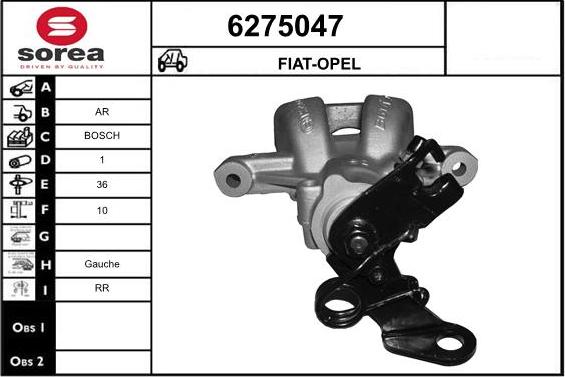 STARTCAR 6275047 - Спирачен апарат vvparts.bg