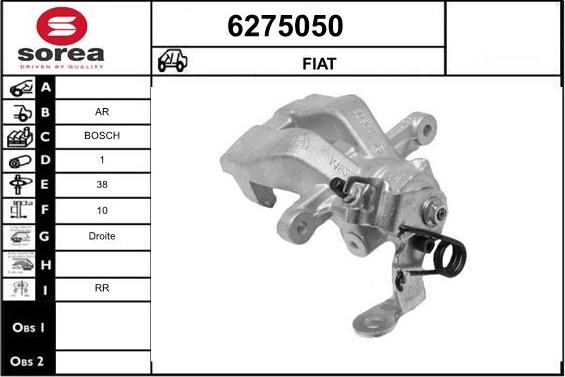 STARTCAR 6275050 - Спирачен апарат vvparts.bg