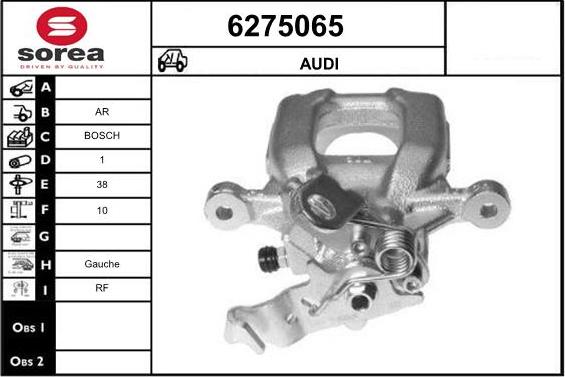 STARTCAR 6275065 - Спирачен апарат vvparts.bg