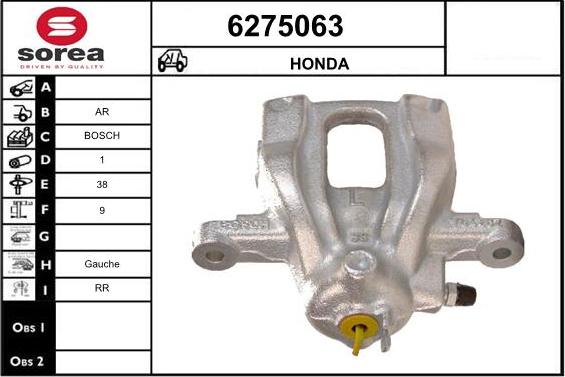 STARTCAR 6275063 - Спирачен апарат vvparts.bg