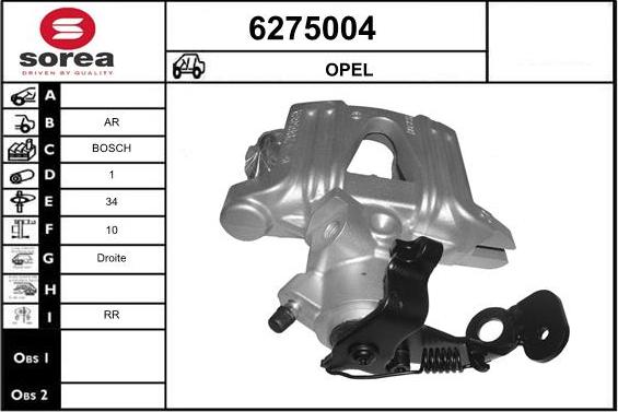 STARTCAR 6275004 - Спирачен апарат vvparts.bg