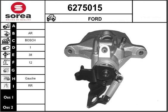 STARTCAR 6275015 - Спирачен апарат vvparts.bg