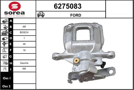 STARTCAR 6275083 - Спирачен апарат vvparts.bg