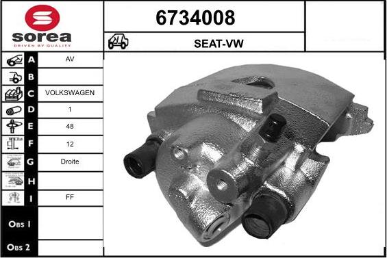 STARTCAR 6734008 - Спирачен апарат vvparts.bg