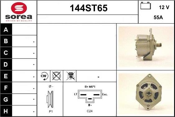 STARTCAR 144ST65 - Генератор vvparts.bg