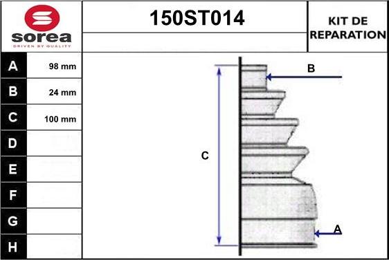 STARTCAR 150ST014 - Маншон, полуоска vvparts.bg