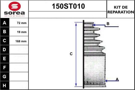 STARTCAR 150ST010 - Маншон, полуоска vvparts.bg