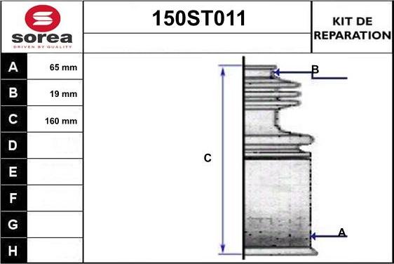 STARTCAR 150ST011 - Маншон, полуоска vvparts.bg