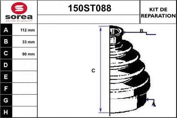 STARTCAR 150ST088 - Маншон, полуоска vvparts.bg