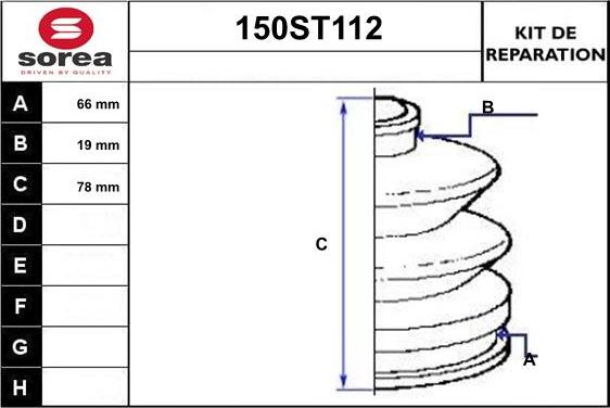 STARTCAR 150ST112 - Маншон, полуоска vvparts.bg