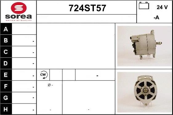 STARTCAR 724ST57 - Генератор vvparts.bg