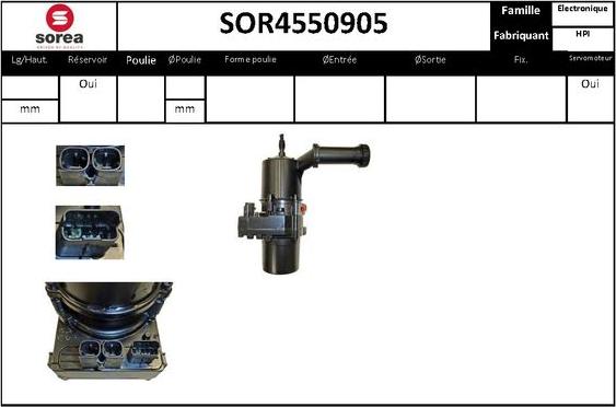 STARTCAR SOR4550905 - Хидравлична помпа, кормилно управление vvparts.bg
