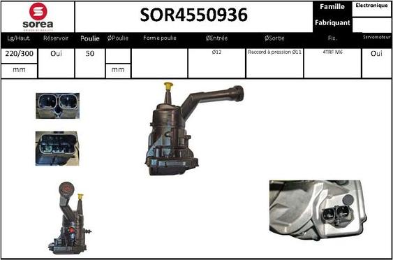 STARTCAR SOR4550936 - Хидравлична помпа, кормилно управление vvparts.bg