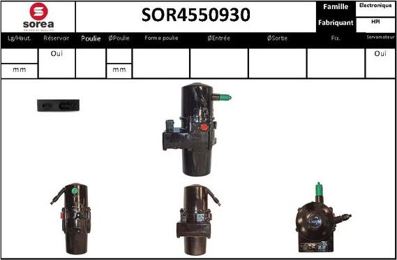 STARTCAR SOR4550930 - Хидравлична помпа, кормилно управление vvparts.bg