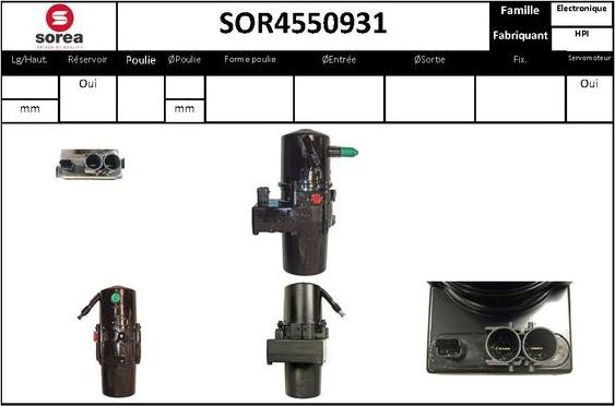 STARTCAR SOR4550931 - Хидравлична помпа, кормилно управление vvparts.bg