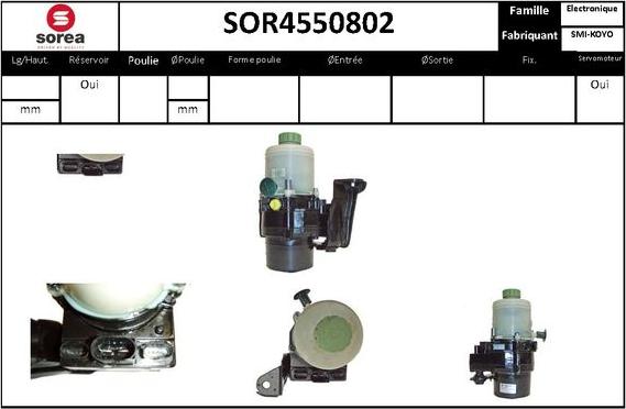 STARTCAR SOR4550802 - Хидравлична помпа, кормилно управление vvparts.bg