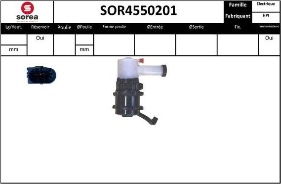 STARTCAR SOR4550201 - Хидравлична помпа, кормилно управление vvparts.bg