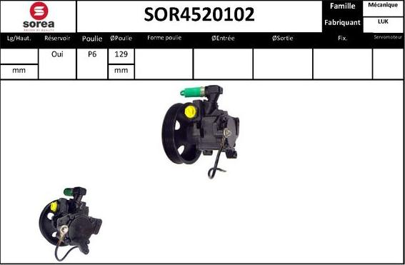 STARTCAR SOR4520102 - Хидравлична помпа, кормилно управление vvparts.bg