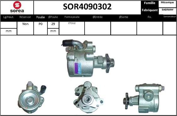 STARTCAR SOR4090302 - Хидравлична помпа, кормилно управление vvparts.bg