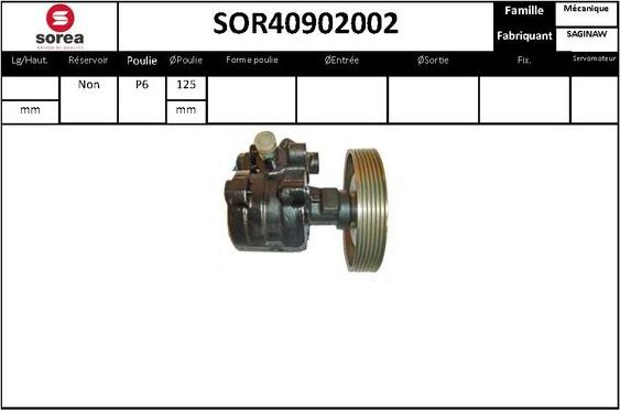 STARTCAR SOR40902002 - Хидравлична помпа, кормилно управление vvparts.bg
