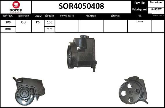 STARTCAR SOR4050408 - Хидравлична помпа, кормилно управление vvparts.bg