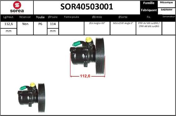 STARTCAR SOR40503001 - Хидравлична помпа, кормилно управление vvparts.bg