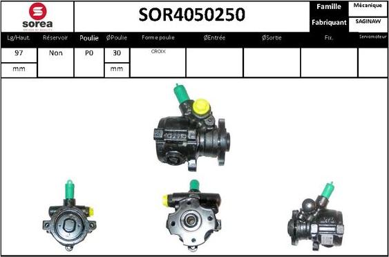 STARTCAR SOR4050250 - Хидравлична помпа, кормилно управление vvparts.bg