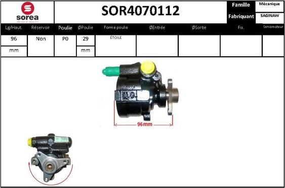 STARTCAR SOR4070112 - Хидравлична помпа, кормилно управление vvparts.bg