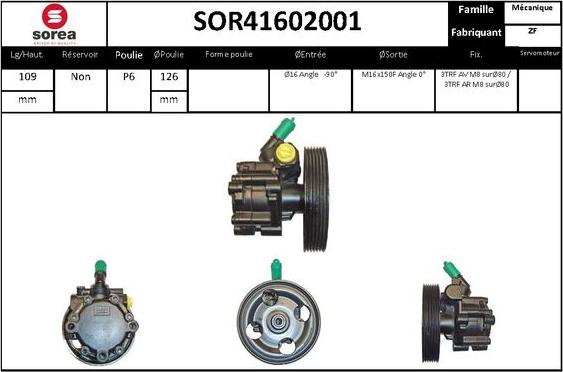 STARTCAR SOR41602001 - Хидравлична помпа, кормилно управление vvparts.bg