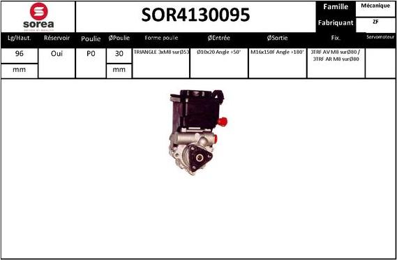 STARTCAR SOR4130095 - Хидравлична помпа, кормилно управление vvparts.bg