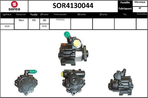 STARTCAR SOR4130044 - Хидравлична помпа, кормилно управление vvparts.bg